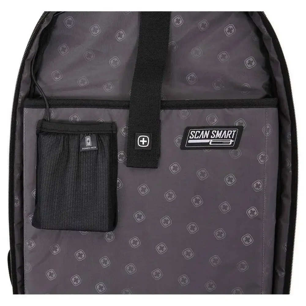 SWISSGEAR ScanSmart Commander TSA Laptop Backpack School/Travel‎ Bag w/ USB 5358